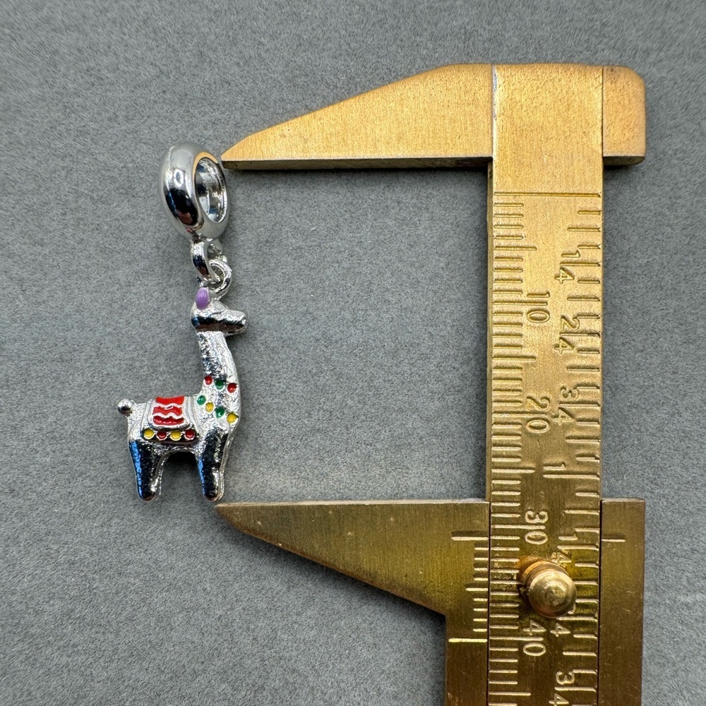 3/$15 Cute Little Alpaca Pandora-type European charm - Picture 5 of 7